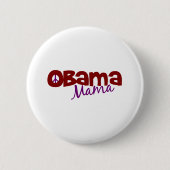 Badge Rond 5 Cm Maman d'Obama (Devant)