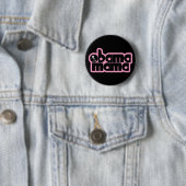 Badge Rond 5 Cm maman d'obama (En situation)