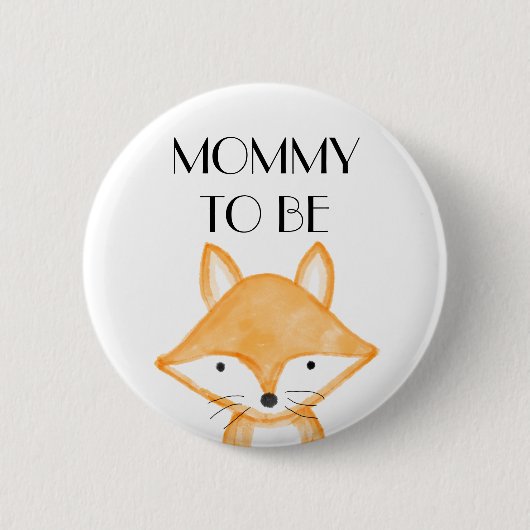 Badge Rond 5 Cm Maman doit être Baby shower (Devant)