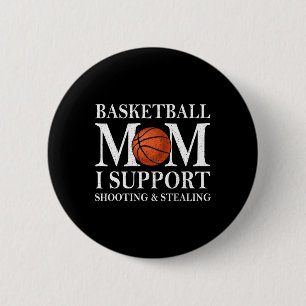 Badge Rond 5 Cm Maman drôle squelette Je soutiens tirer et voler 
