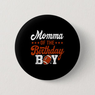 Badge Rond 5 Cm Maman du garçon qui fête son anniversaire football