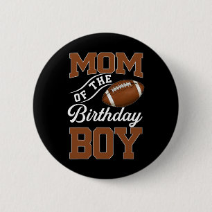 Badge Rond 5 Cm Maman du garçon qui fête son anniversaire Thème de