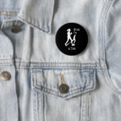 Badge Rond 5 Cm Maman en courant T-shirt cadeau cadeau cadeau cade (En situation)
