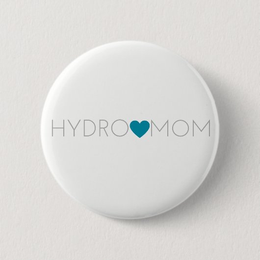 Badge Rond 5 Cm Maman hydraulique (Devant)