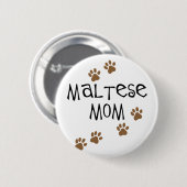 Badge Rond 5 Cm Maman maltaise (Devant & derrière)