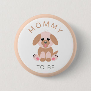 Badge Rond 5 Cm Maman Pour Être Baby shower Neutre Nouvelle Maman 