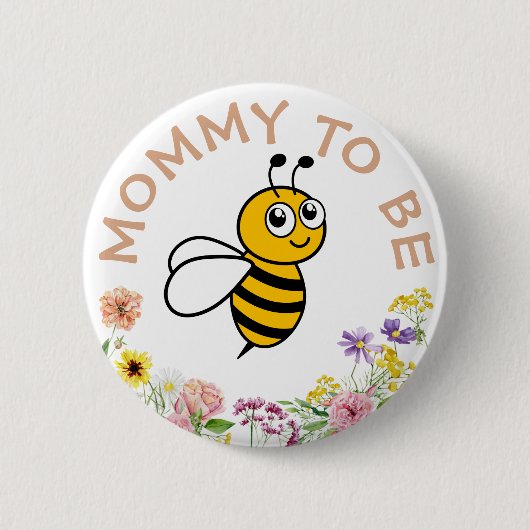 Badge Rond 5 Cm Maman Pour Être Douce Comme Peut Être (Devant)
