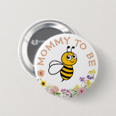 Badge Rond 5 Cm Maman Pour Être Douce Comme Peut Être (Devant & derrière)