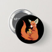 Badge Rond 5 Cm Maman Renard (Devant & derrière)