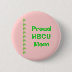 Badge Rond 5 Cm MAMAN rose et verte de HBCU