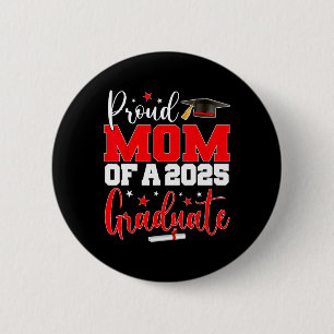 Badge Rond 5 Cm Maman Senior 2025 Fier Maman D'Un Cl De 2025 Diplô