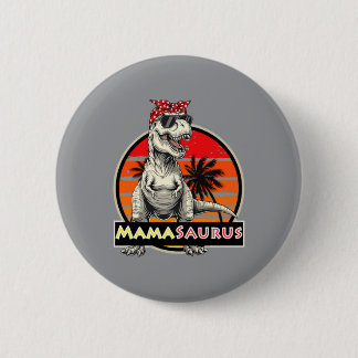 Badge Rond 5 Cm Mamasaurus