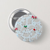 Badge Rond 5 Cm manat de noël (Devant & derrière)