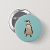 Badge Rond 5 Cm Manchot (Devant & derrière)