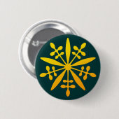 Badge Rond 5 Cm manchukuo (Devant & derrière)