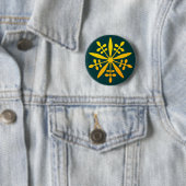 Badge Rond 5 Cm manchukuo (En situation)