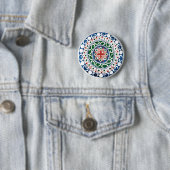 Badge Rond 5 Cm Mandala (En situation)