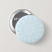Badge Rond 5 Cm Mandala arctique (Devant & derrière)