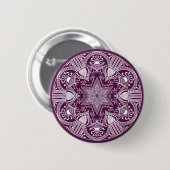 Badge Rond 5 Cm Mandala Blackberry (Devant & derrière)