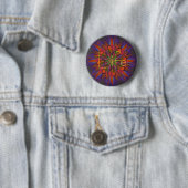 Badge Rond 5 Cm Mandala de la vie (En situation)