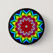 Badge Rond 5 Cm Mandala fractal (Devant)
