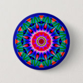 Badge Rond 5 Cm Mandala fractal (Devant)