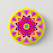 Badge Rond 5 Cm Mandala fractal (Devant)