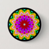 Badge Rond 5 Cm Mandala fractal (Devant)