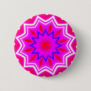 Badge Rond 5 Cm Mandala fractal - 05