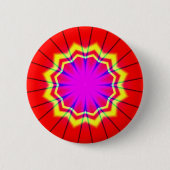 Badge Rond 5 Cm Mandala fractal - 15 (Devant)
