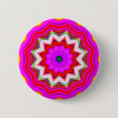 Badge Rond 5 Cm Mandala fractal - 17 (Devant)