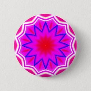 Badge Rond 5 Cm Mandala fractal - 21