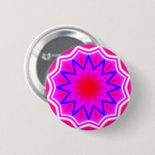 Badge Rond 5 Cm Mandala fractal - 21 (Devant & derrière)