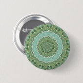 Badge Rond 5 Cm Mandala Succulent (Devant & derrière)