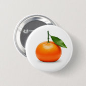 Badge Rond 5 Cm Mandarine (Devant & derrière)