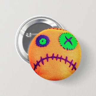 Badge Rond 5 Cm Mandarine de vaudou