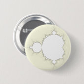 Badge Rond 5 Cm Mandelbrot a placé 09 - fractale (Devant & derrière)