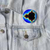 Badge Rond 5 Cm Mandelbrot original a placé 03 - fractale (En situation)