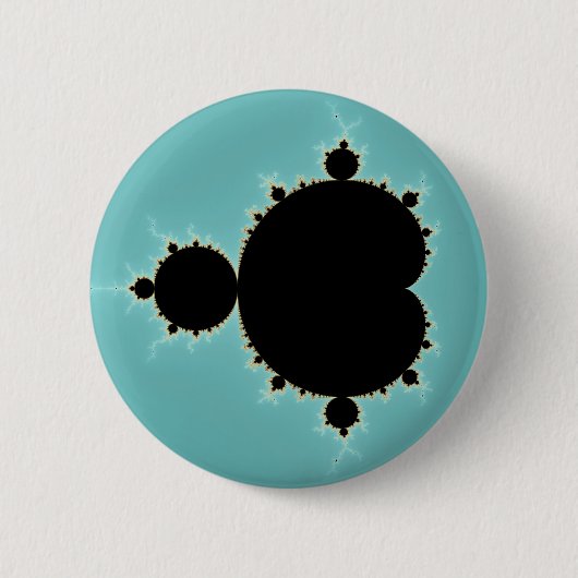 Badge Rond 5 Cm Mandelbrot Set 06 - Fractal (Devant)