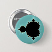 Badge Rond 5 Cm Mandelbrot Set 06 - Fractal (Devant & derrière)