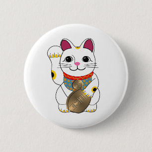 Badge Rond 5 Cm Maneki Neko