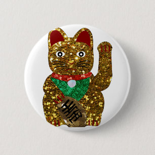 Badge Rond 5 Cm maneki neko