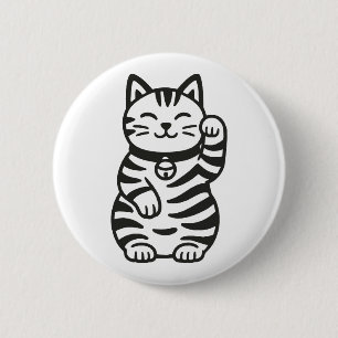 Badge Rond 5 Cm Maneki Neko
