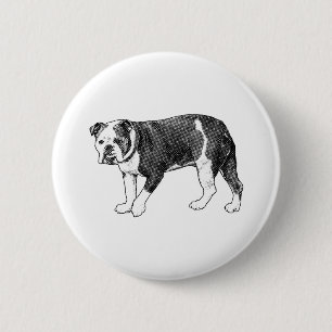Badge Rond 5 Cm Manga Point Bulldog, Bouton Flair
