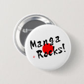 Badge Rond 5 Cm Manga Rocks ! (Devant & derrière)
