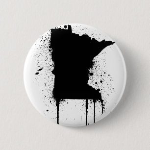 Badge Rond 5 Cm Manganèse Splat#2