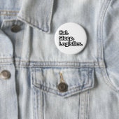 Badge Rond 5 Cm Manger. Dormir. Logistique. (En situation)