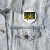 Badge Rond 5 Cm Mangez, Grendel, mangez (En situation)