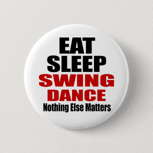 BADGE ROND 5 CM MANGEZ L'OSCILLATION DE SOMMEIL