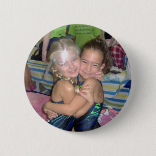 Badge Rond 5 Cm Mangez Mes bulles Bouton de l'équipe de natation